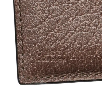Pre-owned Gucci Brown Pvc Leather Wallet (tri-fold) ()