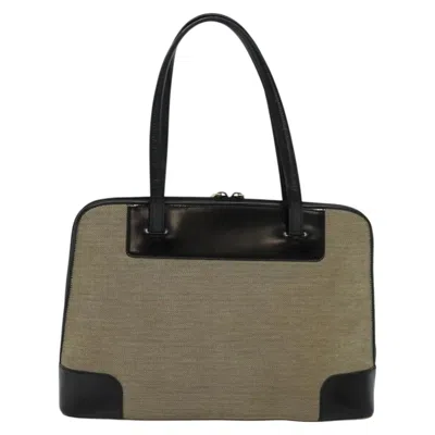 Pre-owned Gucci Grey Canvas Tote Bag ()