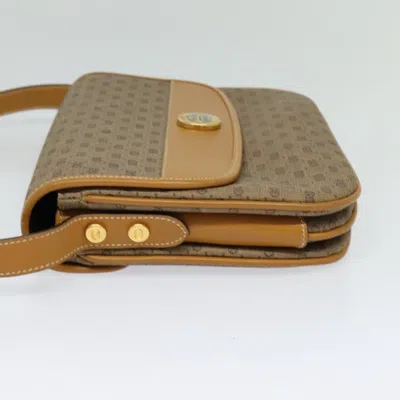 Pre-owned Gucci Micro Small Gg Canvas Brown Canvas Shoulder Bag ()