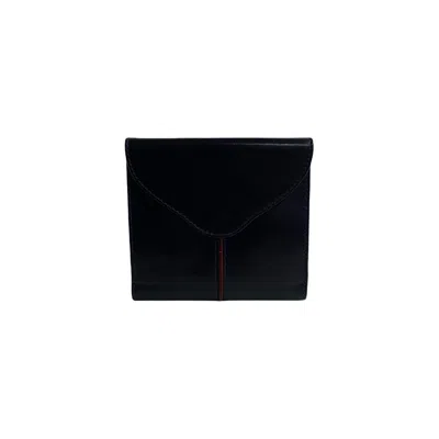 Pre-owned Gucci Navy Wine Leather Wallet (bi-fold) ()