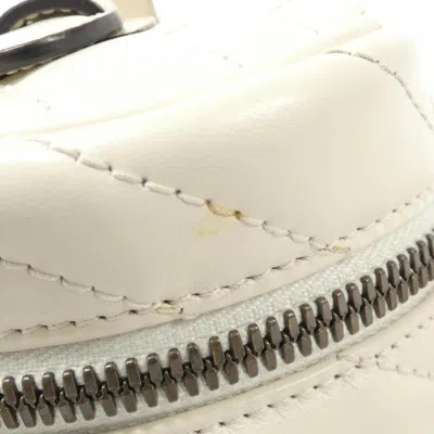 Pre-owned Gucci Off-white Leather Backpack ()