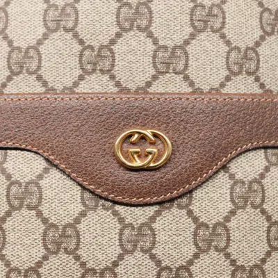 Pre-owned Gucci Ophidia Beige Canvas Tote Bag ()