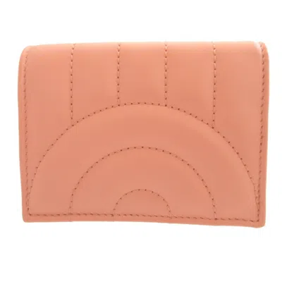 Pre-owned Gucci Pink Leather Wallet (bi-fold) ()