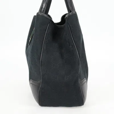 Pre-owned Gucci Princy Black Canvas Tote Bag ()