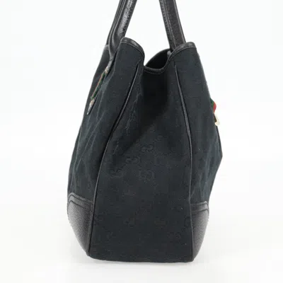 Pre-owned Gucci Princy Black Canvas Tote Bag ()