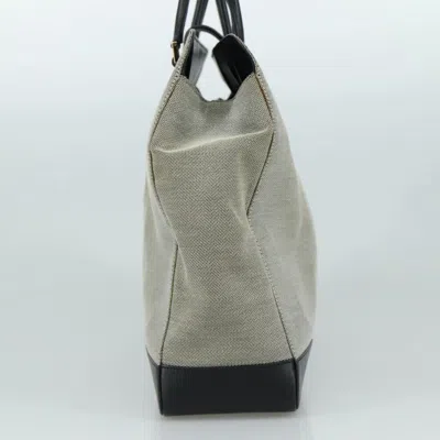Pre-owned Gucci Square G Grey Canvas Tote Bag ()
