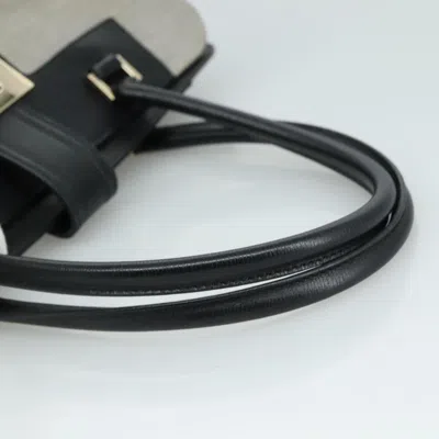 Pre-owned Gucci Square G Grey Canvas Tote Bag ()