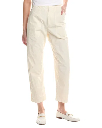 Rag & Bone Leyton Workwear Pant In White