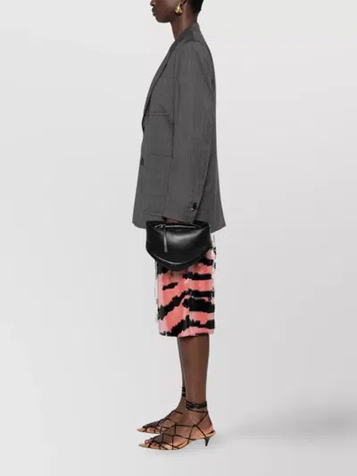 Federico Cina Mini Tortellino Nappa Leather Handbag In Black