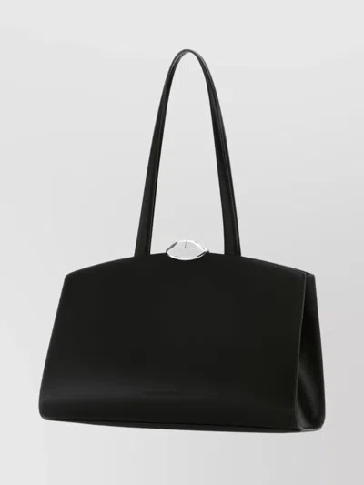 Benedetta Bruzziches Borsa Shopping Serena In Pelle Nera  Donna In Black
