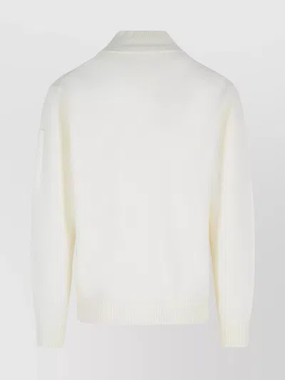 C.p. Company Wool Blend Sweater Front Pockets In Multi