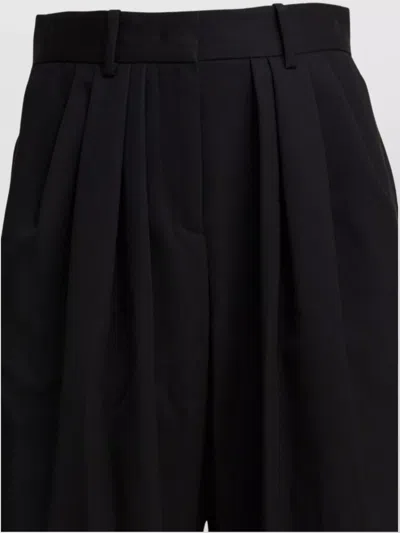 Isabel Marant Trousers With Pleated Design And Pockets In Black