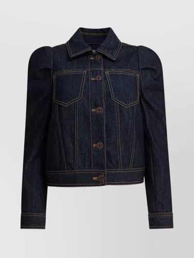 Alexander Mcqueen Stylish Jackets With Unique Design Features In Gold