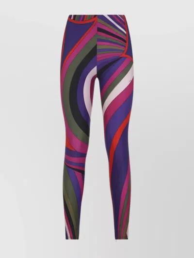 Pucci Stretch Fit Leggings For Active Lifestyle In Multi