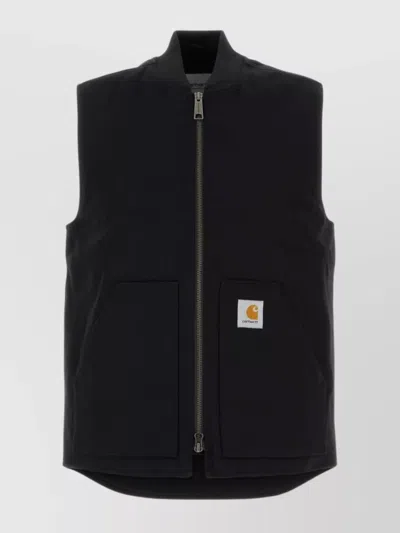 Carhartt Dearborn Canvas Classic Vest In Black