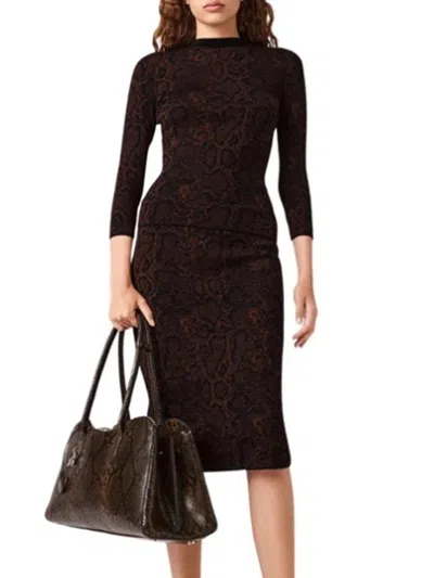 Stella Mccartney Snake Print Calf-length Jacquard Skirt
