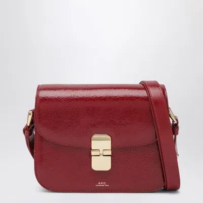 Apc A.p.c. Compact Grace Cross-body Bag With Magnetic Flap Closure In Red