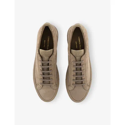 Common Projects Achilles Sneakers In Taupe Suede In Brown