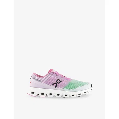 On Gradient Design Sneakers With Segmented White Sole In Multi