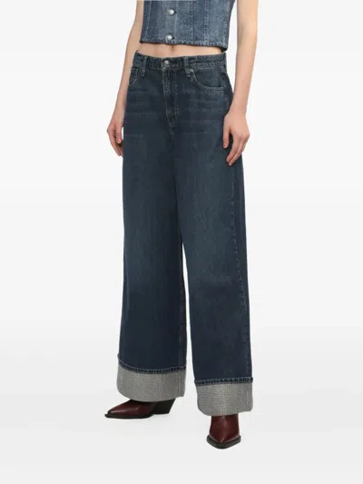 Rag & Bone Sofie Embellished Jeans In Blue
