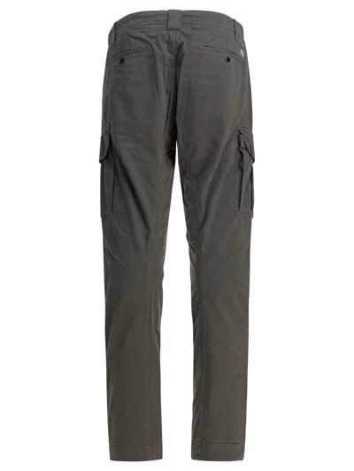 C.p. Company Utility Trousers Featuring Multiple Pockets In Gray