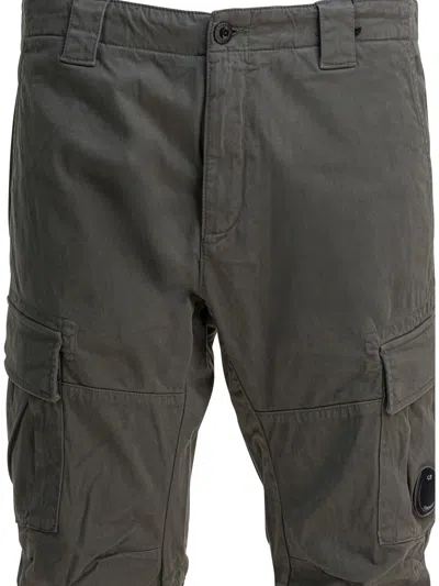 C.p. Company Utility Trousers Featuring Multiple Pockets In Gray