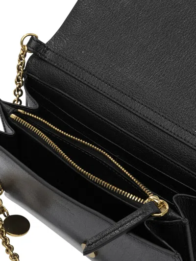 Chloé Spin Chain Strap Rectangular Shape Bag In Black
