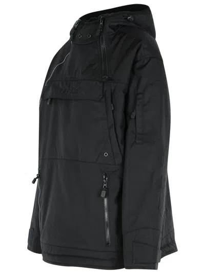 Coperni Hooded Polyamide Jacket Featuring Flap Pocket In Black