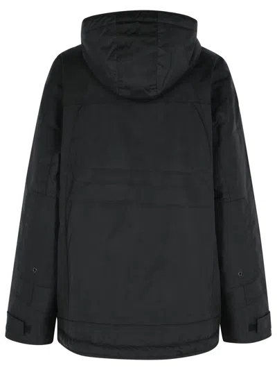 Coperni Hooded Polyamide Jacket Featuring Flap Pocket In Black