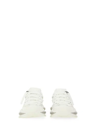Dolce & Gabbana Airmaster Knitted Low Top Sneakers In White