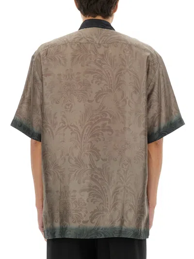 Dries Van Noten Cassidye Silk Shirt In Multi