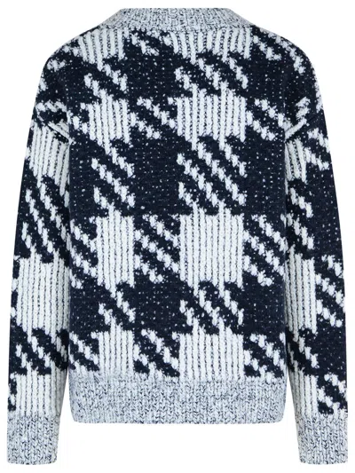 Dries Van Noten Macao V Neck Sweater In Blue