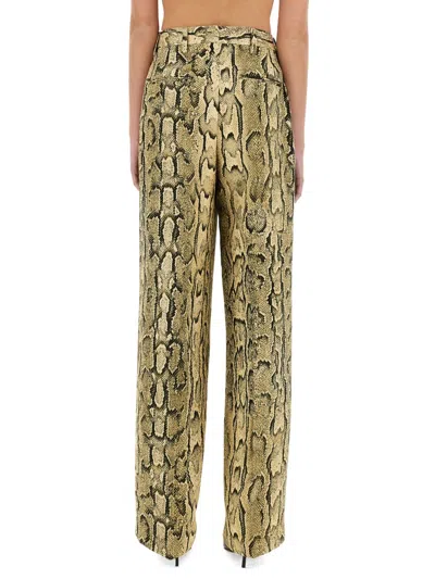 Dries Van Noten Jacquard Palazzo Trousers In Multi