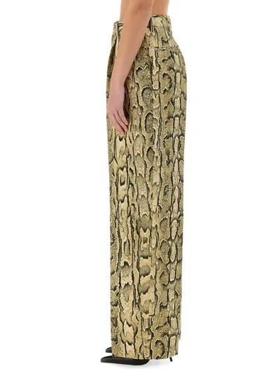 Dries Van Noten Jacquard Palazzo Trousers In Multi