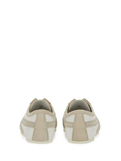 Dries Van Noten Leather Sneaker In Neutral
