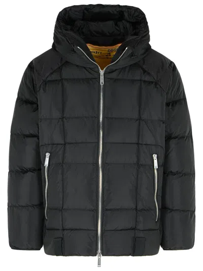 Dsquared2 Dsquared Men Quilted Down Jacket In Black