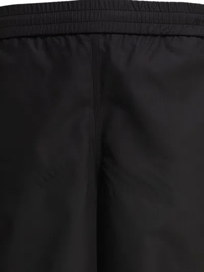Givenchy Logo Script Cotton Sweat Shorts In Black