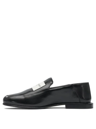 Givenchy Glossy Round Toe Loafers In Black
