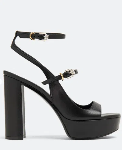 Givenchy Elevated Sandals With Platform Sole And Block Heel In Black