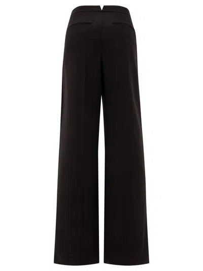 Givenchy Wool Pleated Trousers With High Waist In Black