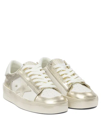 Golden Goose Low-top Sneakers With Suede And Leather Details In Multi