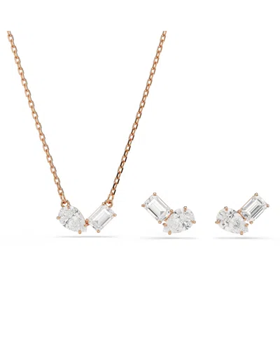 Swarovski Mesmera Set In Gold