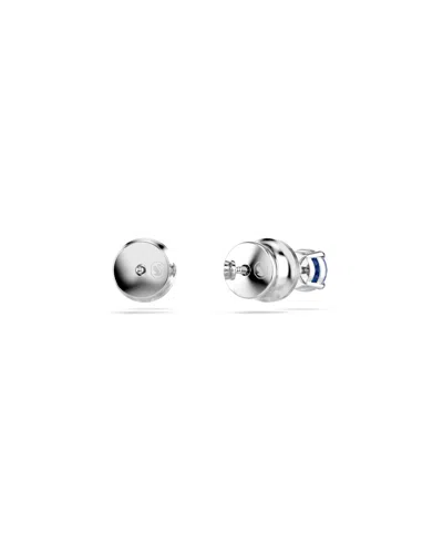 Swarovski Stilla Attract Stud Earrings In Blue