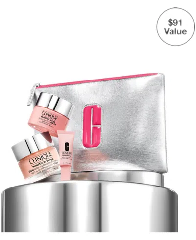 Clinique 4-pc. Glow From Am To Pm Moisture Surge Skincare Set In Transparent