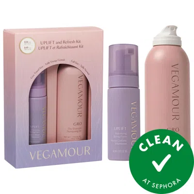 Vegamour Dry Shampoo & Mini Uplift Volumizing Hair Foam Gift Set