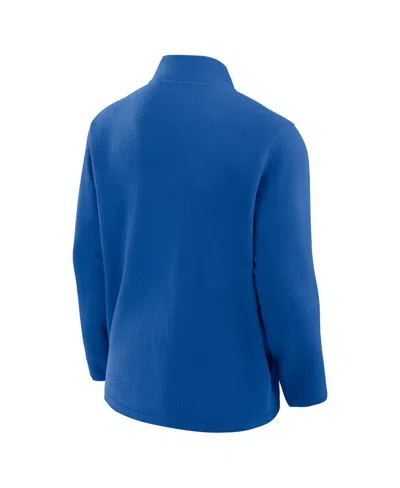 Fanatics Men's Blue New York Rangers Home Ice Fleece Full-zip Jacket In Blue