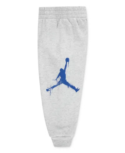 Jordan Baby Boys 2-piece Jumpman Fleece Hoodie And Pants Set In Gray