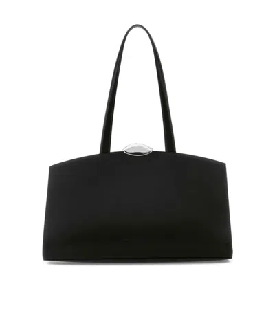 Benedetta Bruzziches Borsa Shopping Serena In Pelle Nera  Donna In Black