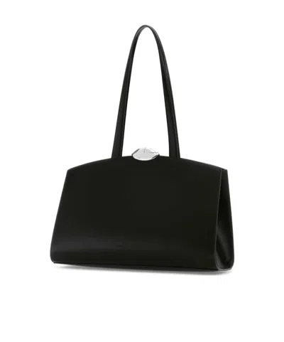 Benedetta Bruzziches Borsa Shopping Serena In Pelle Nera  Donna In Black