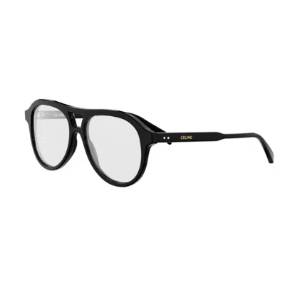 Celine Aviator's Plain Glasses In Black